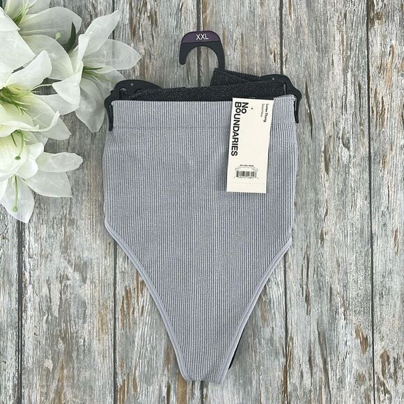 Women’s Juniors Lurex Thong Panties Underwear 2-Packs Size XXL - Picture 1 of 7